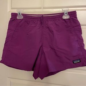 Purple Patagonia shorts